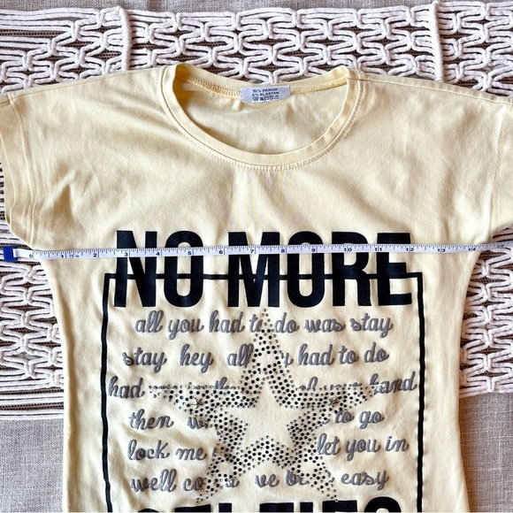 Yellow "No More Selfies" Taylor Swift “All You Had To Do Was Stay” Lyrics - Picture 3 of 5